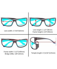 Rectangular Sports Bifocal Sunglasses TR90 Frame Reading Sunglasses - Clear-grey-lens - CT18NI8SI8M $10.37
