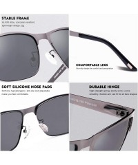 Round Metal Mens Sunglasses Polarized UV Protection for Driving Fishing Hiking Everyday Use CA5225 - CZ12L2SSYSP $18.84