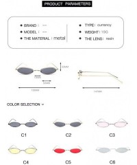 Oversized Small Round Polarized Sunglasses Mirrored Lens Unisex Glasses - C5 Gold Red - C618TT7MY9U $39.47