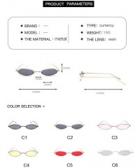 Oversized Small Round Polarized Sunglasses Mirrored Lens Unisex Glasses - C5 Gold Red - C618TT7MY9U $21.81