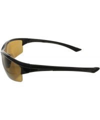 Sport La Jolla Bifocal Polarized Reading Sunglasses TR90 Readers for Men and Women - Black/Brown - C318EZZE370 $20.82