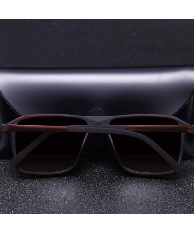 Round 2019 New Polarized Sunglasses Men Mirrored Driving Glasses Black Rectangle Male Cool Fashion Classic S6076 - C8198AIU95...