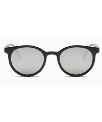 Round Polarized Sunglasses Protection Fashion Festival - Black - CE18TQWOK9N $30.80