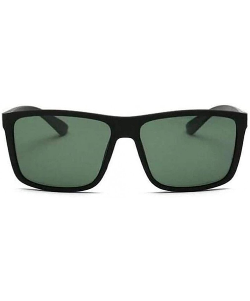 Oval Polarized Sunglasses Mens Brand Vintage Driving Movement Sun Glasses Men Driver Safety - CZ199X89H2T $12.94