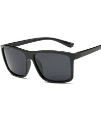 Oval Polarized Sunglasses Mens Brand Vintage Driving Movement Sun Glasses Men Driver Safety - CZ199X89H2T $12.94