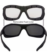 Wrap Motorcycle Riding Glasses Extreme Sports Wrap Sunglasses - Black - CA17YQ0LAMT $35.59