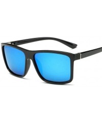 Oval Polarized Sunglasses Mens Brand Vintage Driving Movement Sun Glasses Men Driver Safety - CZ199X89H2T $12.94
