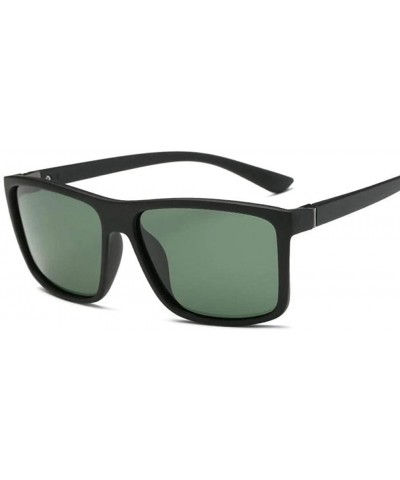 Oval Polarized Sunglasses Mens Brand Vintage Driving Movement Sun Glasses Men Driver Safety - CZ199X89H2T $12.94