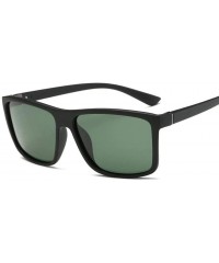 Oval Polarized Sunglasses Mens Brand Vintage Driving Movement Sun Glasses Men Driver Safety - CZ199X89H2T $12.94