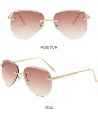 Aviator Polarized Sunglasses for Women UV Protection Mirrored Sunshade Aviator Sun Glasses - Brown - CT18SIANXD3 $8.31