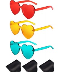 Rimless Rimless Sunglasses Transparent Frameless - CK18O5HCKG6 $11.36