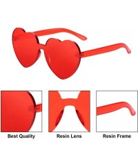 Rimless Rimless Sunglasses Transparent Frameless - CK18O5HCKG6 $11.36