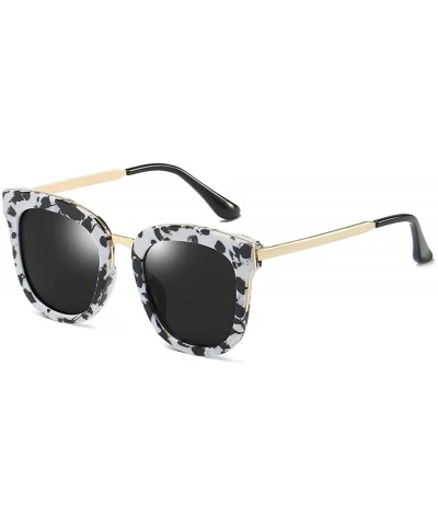 Sport Semi Rimless HD Polarized Sunglasses for Women Men Retro Sun Glasses UV400 Protection - B - CY197AZIAXA $29.85