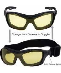 Wrap Motorcycle Riding Glasses Extreme Sports Wrap Sunglasses - Black - CA17YQ0LAMT $35.59