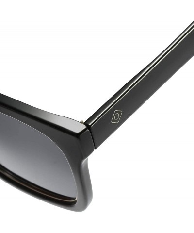 Semi-rimless HD Polarized Sunglasses for Men and Women Matte Finish Sun Glasses Color Mirror Lens 100% UV Blocking - E - C119...