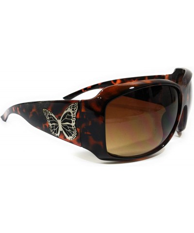 Butterfly Butterfly Womens Fashion Ladies Sunglasses - Leopard Cheetah - CL18IMS9WU0 $22.06