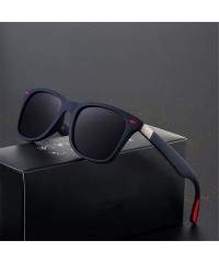 Rimless Fashion Square Ladies Polarizing Sunglasses Men's Glasses Retro Driving Sunglasses - C1 - CR194OI8756 $15.47