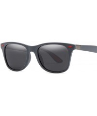 Rimless Fashion Square Ladies Polarizing Sunglasses Men's Glasses Retro Driving Sunglasses - C1 - CR194OI8756 $15.47