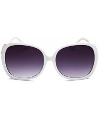 Square New Unisex Fashion Men Women Eyewear Casual Square Shape Sunglasses Sunglasses - White - C418SXTEEZG $27.59