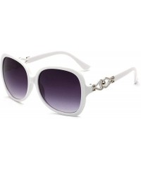 Square New Unisex Fashion Men Women Eyewear Casual Square Shape Sunglasses Sunglasses - White - C418SXTEEZG $27.59