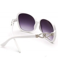 Square New Unisex Fashion Men Women Eyewear Casual Square Shape Sunglasses Sunglasses - White - C418SXTEEZG $27.59