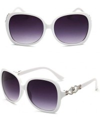 Square New Unisex Fashion Men Women Eyewear Casual Square Shape Sunglasses Sunglasses - White - C418SXTEEZG $27.59