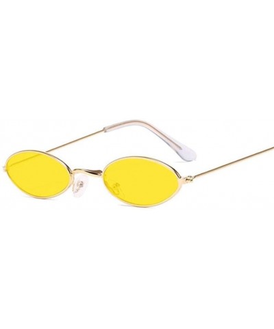 Oval Sunglasses Vintage Glasses Fashion Designer - Silvertrans - CT1999UZADI $10.82