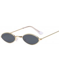 Oval Sunglasses Vintage Glasses Fashion Designer - Silvertrans - CT1999UZADI $10.82