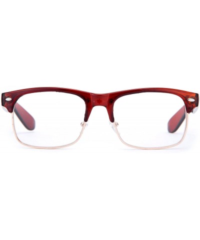 Oval Babo" Slim Oval Style Celebrity Fashionista Pattern Temple Reading Glasses Vintage - 9055 Brown - CW11PBOIOI7 $7.36