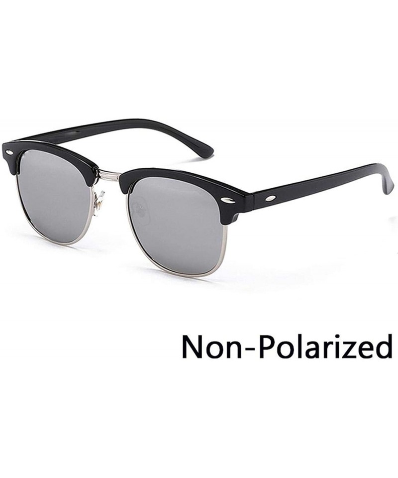 Semi-rimless Fashion Semi RimlPolarized Sunglasses Men Women Half Frame Sun Glasses Classic Oculos De Sol UV400 - C81984ADR69...
