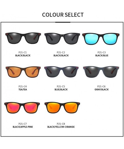 Aviator Polarized Sunglasses Men Women Driver Shades Male Vintage Sun C2 - C8 - C718YLZAIXS $10.98