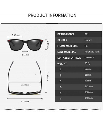 Aviator Polarized Sunglasses Men Women Driver Shades Male Vintage Sun C2 - C8 - C718YLZAIXS $10.98