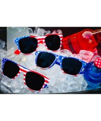 Wayfarer Sunglasses Stars Over Stripes (Fancies By Sojayo America Collection) - C918DO6GAMU $12.63