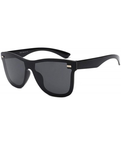 Semi-rimless Vintage Sunglasses Men 2019 RimlSquare Fashion Woman Luxury Oculos De Sol Feminino - Black Gray - CG198AI837E $6...