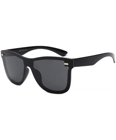 Semi-rimless Vintage Sunglasses Men 2019 RimlSquare Fashion Woman Luxury Oculos De Sol Feminino - Black Gray - CG198AI837E $5...