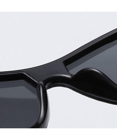 Semi-rimless Vintage Sunglasses Men 2019 RimlSquare Fashion Woman Luxury Oculos De Sol Feminino - Black Gray - CG198AI837E $3...