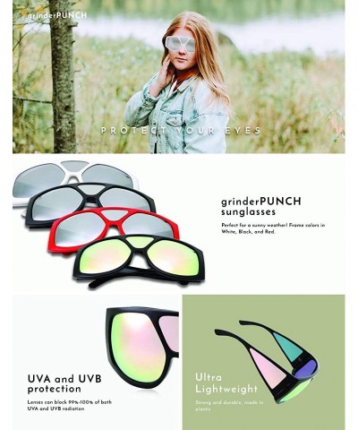 Oversized Oversized Retro Inspired Flat Top Plastic Frame Sunglasses - Black - CA18M0RCXNM $27.32