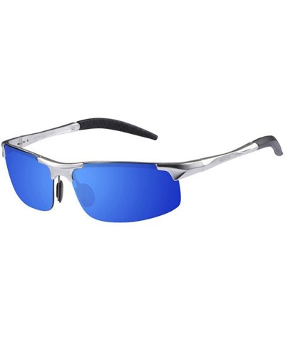 Goggle aluminum magnesium polarized sunglasses drivers driving sunglasses glasses - CM12E742F3B $35.49