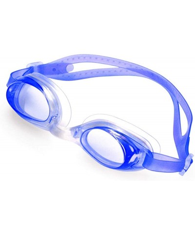 Goggle Youth Children Goggles Waterproof Silicone Swimming Goggles - 7009 Dark Blue - CM18YN7WGK2 $45.43
