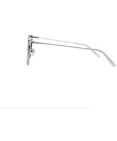 Aviator Polarized sunglasses fashion mirror mirror- stainless steel frame wear clear - A - CE18RY7QZ88 $47.95