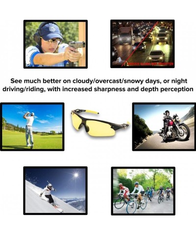 Aviator HD High Definition Night Driving Glasses - Anti Glare Polarized Night Vision Reduce Eye Strain Men Women - CJ18KGMQC5...