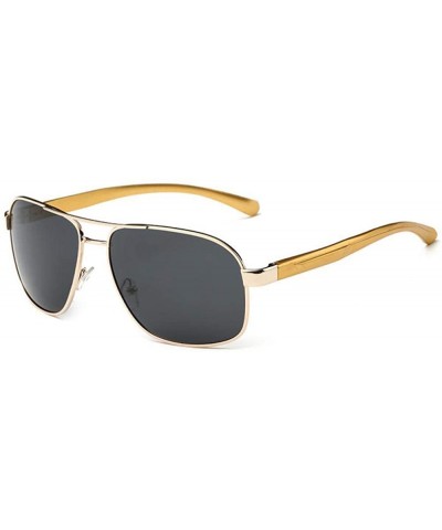 Square Square Aluminium Magnesium Polarized Sunglasses Men Brand Design Driving Male 1 - 4 - CC18XGG52X8 $18.35