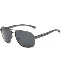 Square Square Aluminium Magnesium Polarized Sunglasses Men Brand Design Driving Male 1 - 4 - CC18XGG52X8 $12.32
