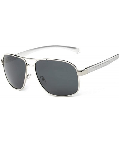 Square Square Aluminium Magnesium Polarized Sunglasses Men Brand Design Driving Male 1 - 4 - CC18XGG52X8 $12.32