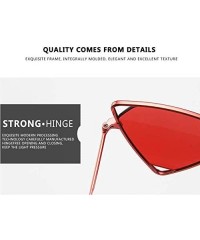Cat Eye Vintage Retro Sunglasses Classic Triangle Sunglasses Candy Color Cat-eye Glasses for women - C7199L6HS8E $8.66