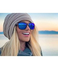 Oversized Sapelos Floating Polarized Sunglasses - 100% UV Protection - Ideal for Fishing and Boating - Gunmetal - Purple - CZ...