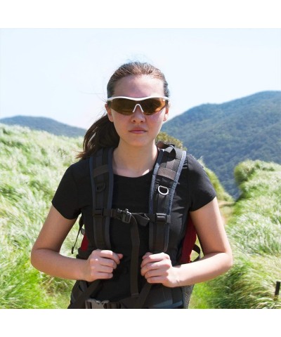 Sport Zeta Silver Road Cycling/Fishing Sunglasses with ZEISS P7020M Super Silver Mirrored Lenses - C018KN5KZ42 $33.36