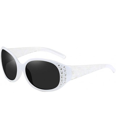 Goggle Polarized Gradient Sunglasses-Fashion Women Owersized Sun Glasses-Driving Goggle - D - CO190EDCTW7 $36.53