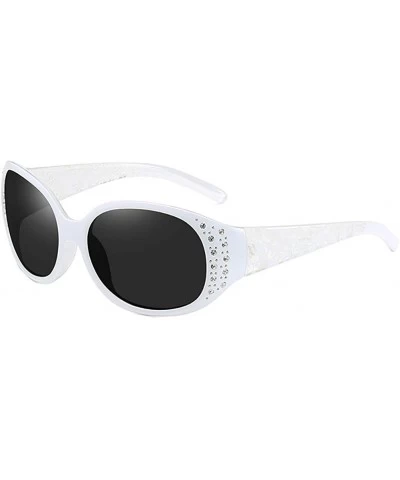 Goggle Polarized Gradient Sunglasses-Fashion Women Owersized Sun Glasses-Driving Goggle - D - CO190EDCTW7 $58.77