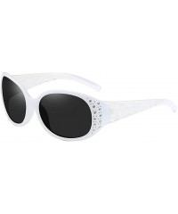 Goggle Polarized Gradient Sunglasses-Fashion Women Owersized Sun Glasses-Driving Goggle - D - CO190EDCTW7 $58.77